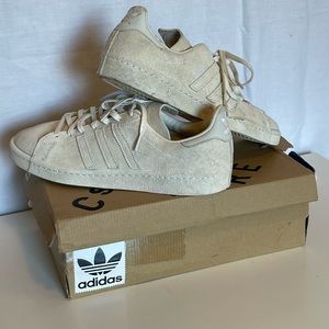 Size 10 - adidas Campus 80 x RECOUTURE Chalk White 2020